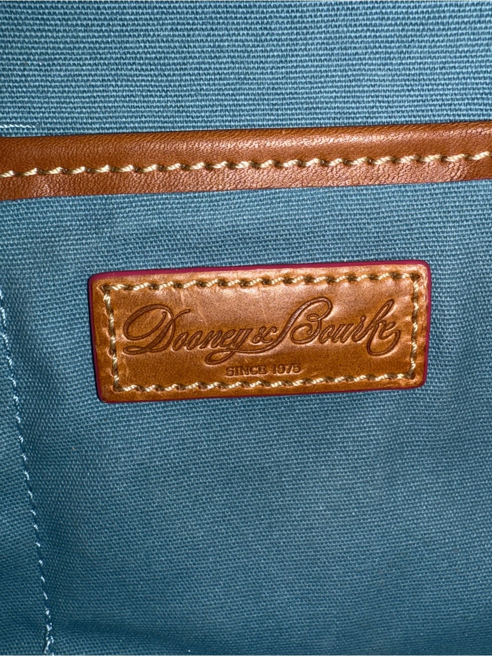 Dooney & Bourke Disney Park Maps medium Coated Canvas Satchel with Tan Trim - Picture 7 of 7